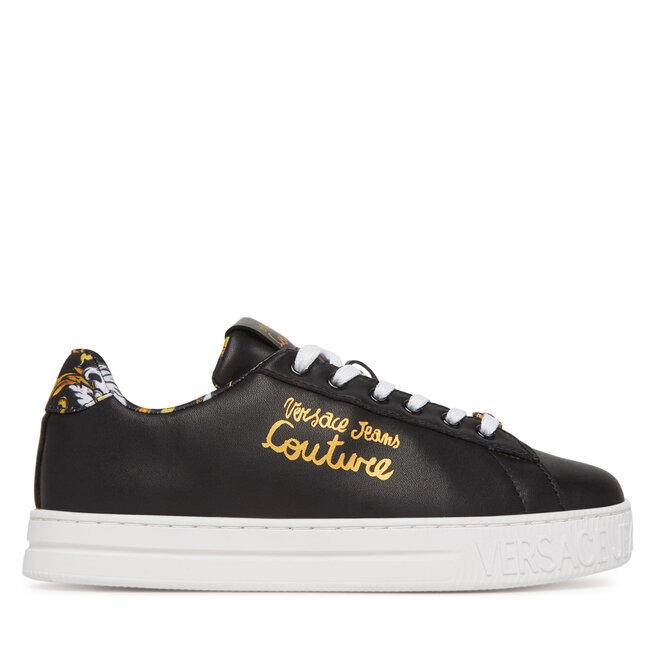 Sneakersy Versace Jeans Couture 78VA3SKL Czarny - kobiece