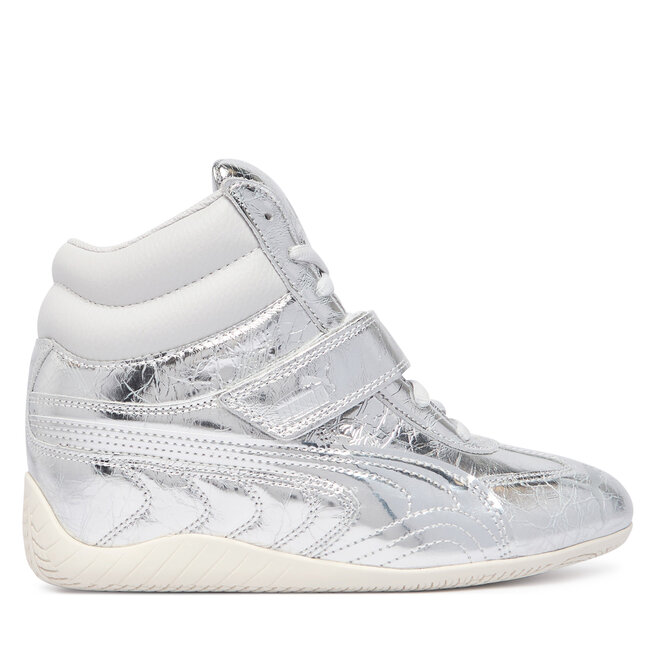 Sneakersy Puma Speedcat Wedge Lustre Wns 408366 01 Srebrny - kobiece