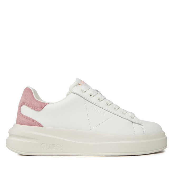 Sneakersy Guess Elbina FLJELB LEA12 Biały - kobiece