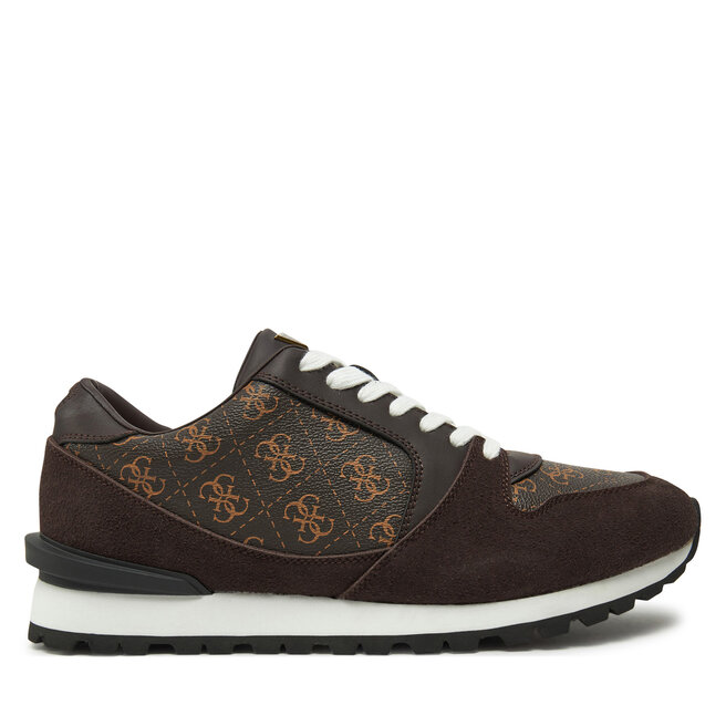 Sneakersy Guess FMPARO ELL12 Brązowy - męskie