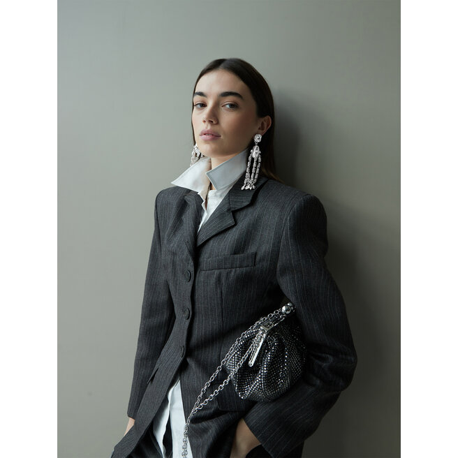 Klipsy Weekend Max Mara Callas 2525756095650 Srebrny -