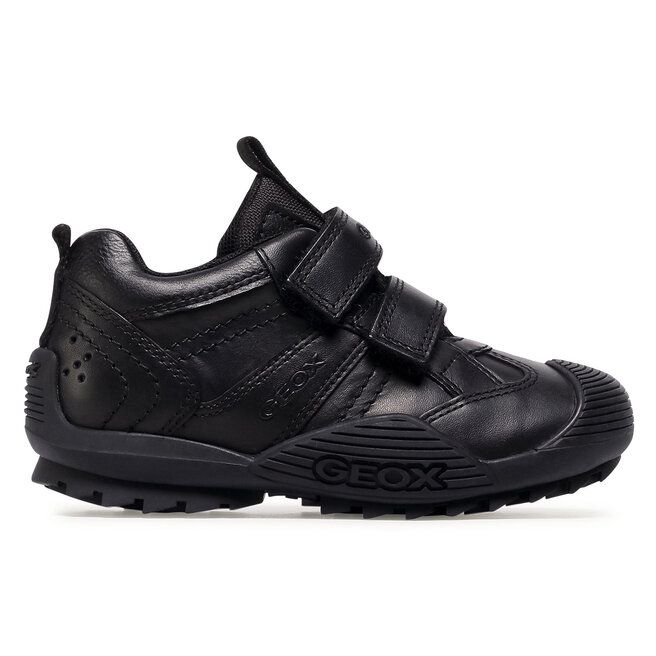 Sneakersy Geox J Savage A J0424A 00043 C9999 M Czarny - chłopięce