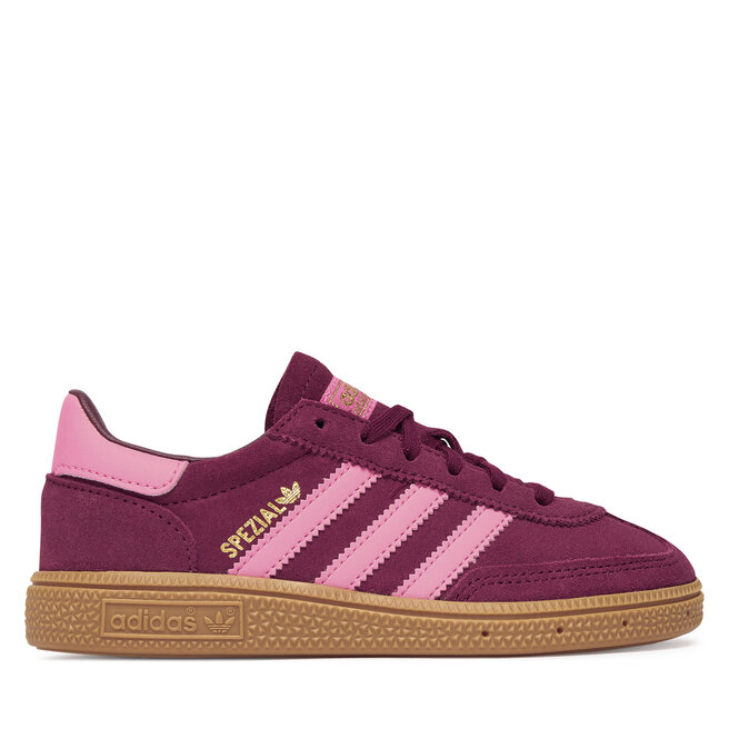 Sneakersy adidas Handball Spezial KK5036 Bordowy - dziewczęce
