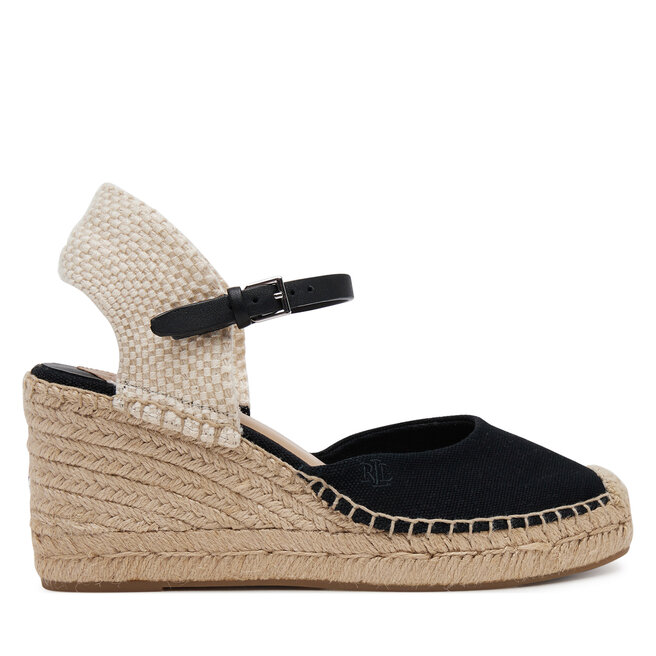Espadryle LAUREN RALPH LAUREN Robby 802961836001 Czarny - kobiece