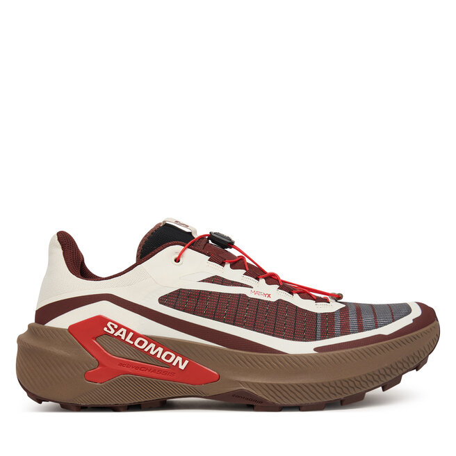Buty do biegania Salomon Genesis 2 L45474200 Bordowy - męskie