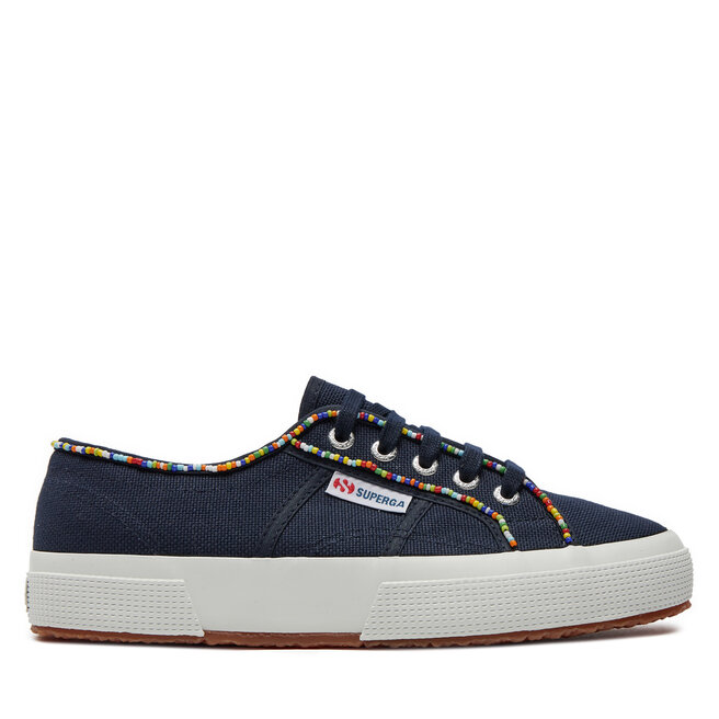 Tenisówki Superga Multicolor Beads 2750 S31352W Granatowy - kobiece