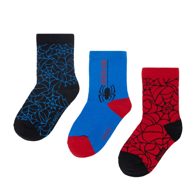 Skarpety długie Spiderman Ultimate CEO-ACCCS-AW26-225SPRMV(3-PACK) Kolorowy - dziecięce
