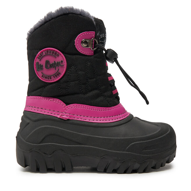 Śniegowce Lee Cooper LCJ-21-44-0523K Czarny - dziewczęce
