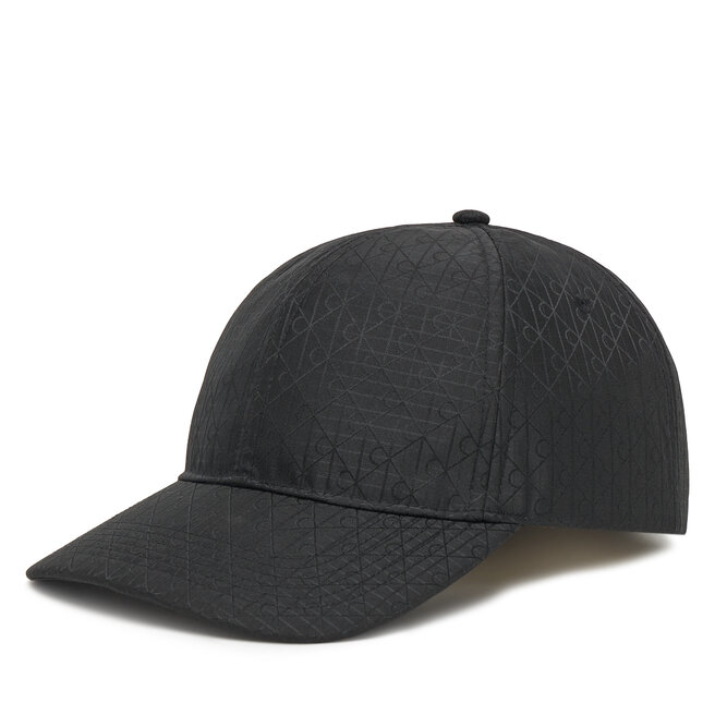 Czapka z daszkiem Calvin Klein Emblem Ripstop LV04D5067G Czarny -