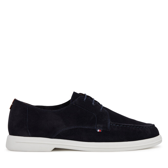 Mokasyny Tommy Hilfiger Moc T Derby FM0FM05495 Granatowy -