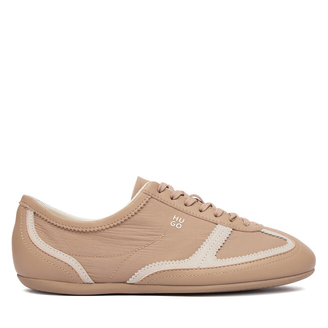 Sneakersy HUGO Mystie 50557871 Beżowy - kobiece
