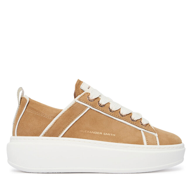 Sneakersy Alexander Smith Wembley High ASBDWHW 0596 Brązowy - kobiece