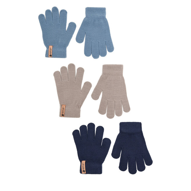 Zestaw rękawiczek Beverly Hills Polo Club CEO-ACCCS-BHPC-03(3-PACK) Niebieski -