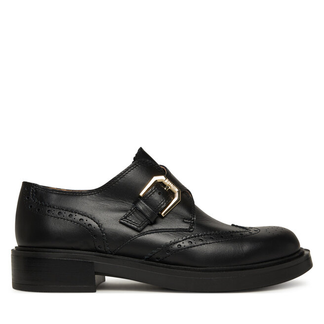 Oxfordy Pollini SA10263G0NTC0000 Czarny - kobiece