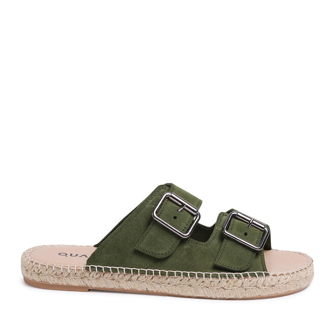 Espadryle QUAZI QZ-63-04-000623 Zielony - męskie
