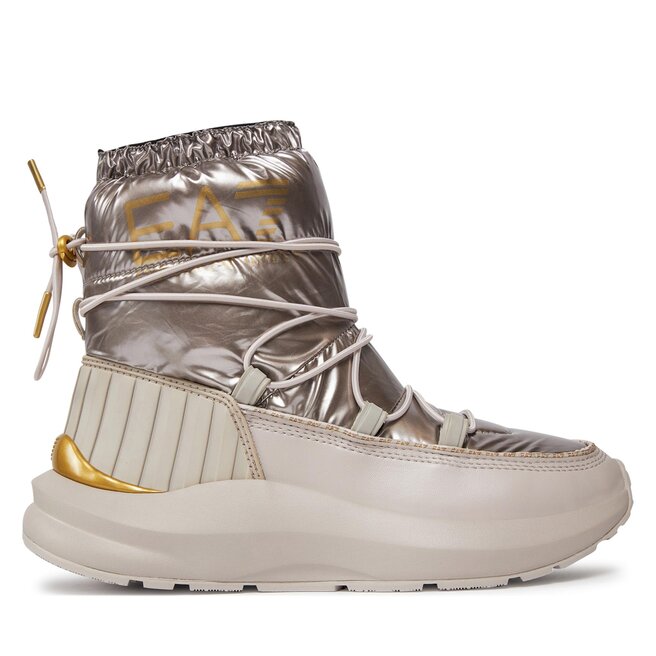 Śniegowce EA7 Emporio Armani X8M002 XK230 S912 Srebrny - kobiece