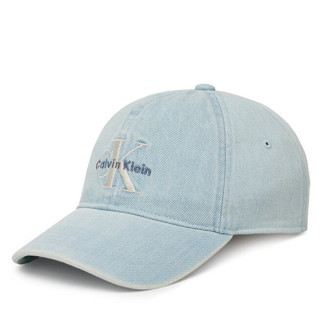 Czapka z daszkiem Calvin Klein Jeans Monologo LV04G5007G Niebieski -