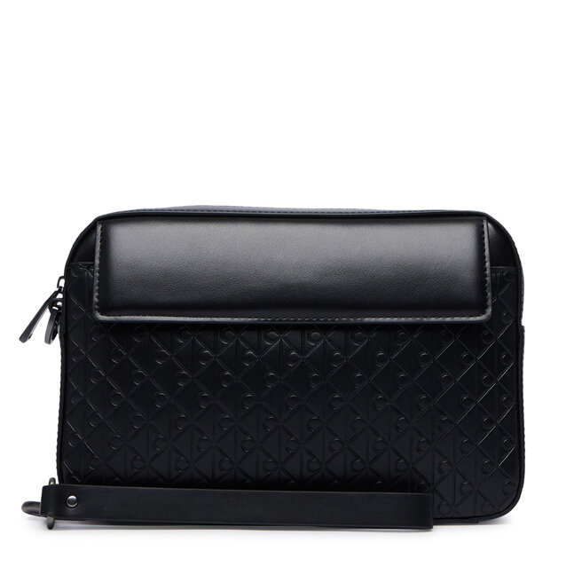 Saszetka Calvin Klein Refined Emblem Mix Pouch W/ Hand LV04D1369G Czarny -