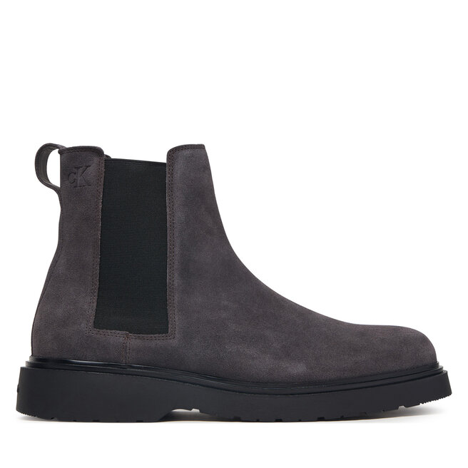 Sztyblety Calvin Klein Combat Ess Chelsea Boot Su YM0YM01372 Brązowy ciemny - męskie