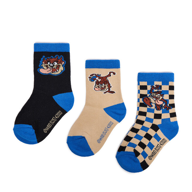 Skarpety długie Looney Tunes CEO-ACCCS-AW25-227WBLT(3-PACK) Beżowy - dziecięce