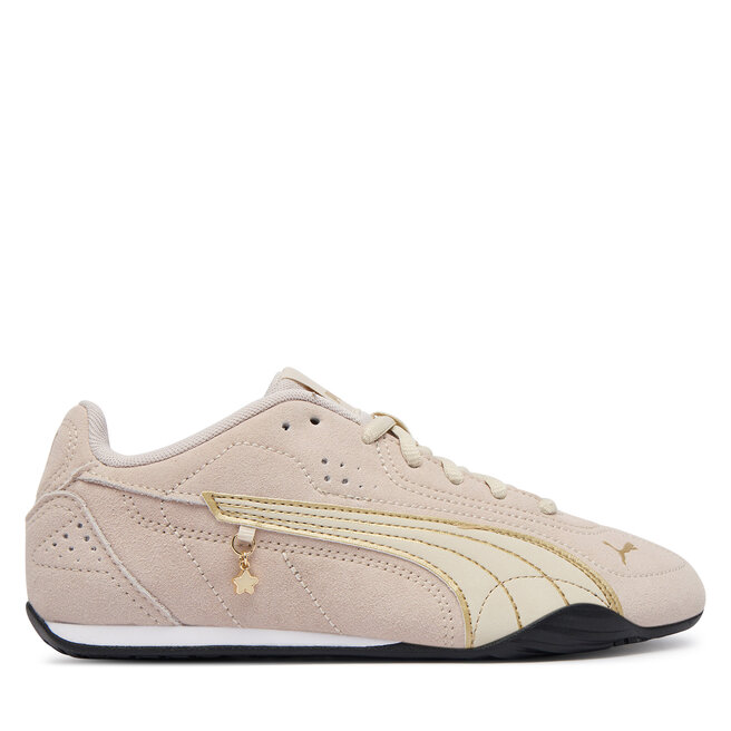 Sneakersy Puma Catch Sd Charms Jr 407742 Beżowy - dziewczęce