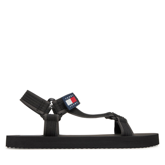 Sandały Tommy Jeans Tjm Casual Sandal EM0EM01563 Czarny - męskie