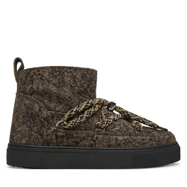 Śniegowce Inuikii Classic Low Camouflage 1001.001.0581 Zielony ciemny - kobiece