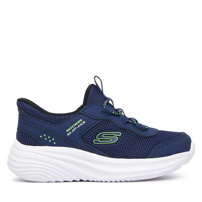 Sneakersy Skechers Slip-ins: Bounder Pro 404208N Granatowy - chłopięce