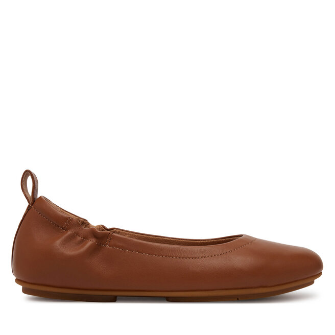 Baleriny FitFlop Q74 592 Brązowy -
