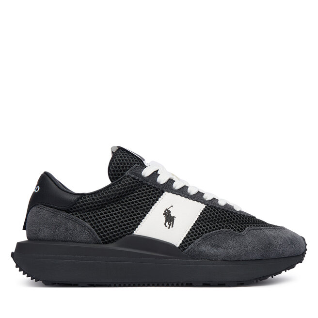 Sneakersy Polo Ralph Lauren 804P15653001 Czarny - kobiece