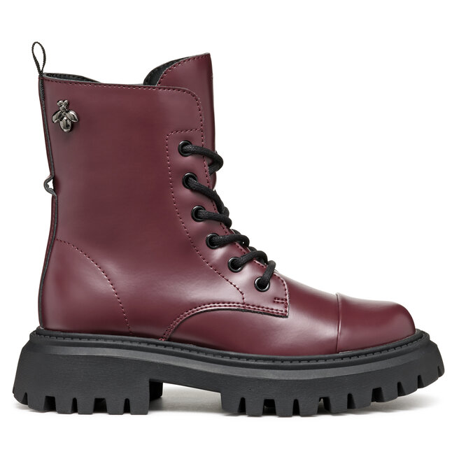 Kozaki Geox J Maquinnens Girl J46M6B 000CN C7357 S Bordowy - dziewczęce