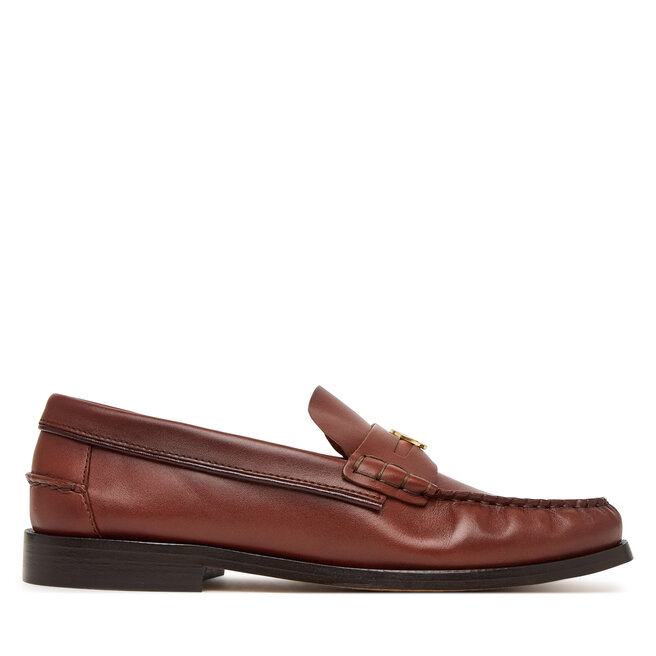 Mokasyny Tommy Hilfiger Hilfiger Penny Loafer Smooth Lth FW0FW09249 Brązowy -