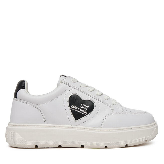 Sneakersy LOVE MOSCHINO JA15154G1MIA110A Biały - kobiece