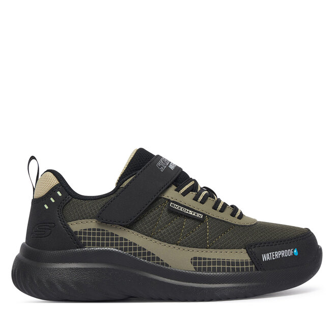 Sneakersy Skechers Bounder 2.0 406341L/BKOL Zielony ciemny - chłopięce