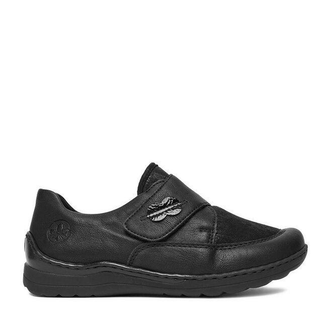 Półbuty Rieker 48954-00 Czarny - kobiece
