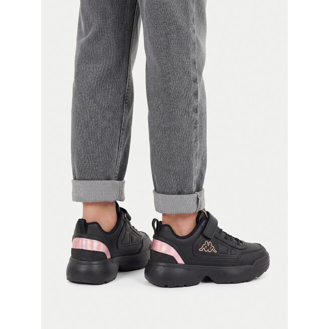 Sneakersy Kappa CEO-SS24-3CK10 Czarny - dziewczęce