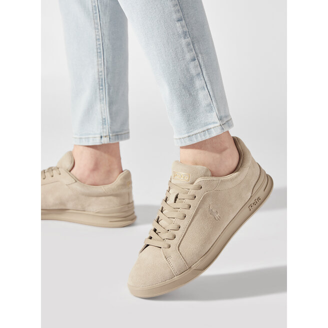 Sneakersy Polo Ralph Lauren Hrt Ct Ii 809877601001 Beżowy - męskie