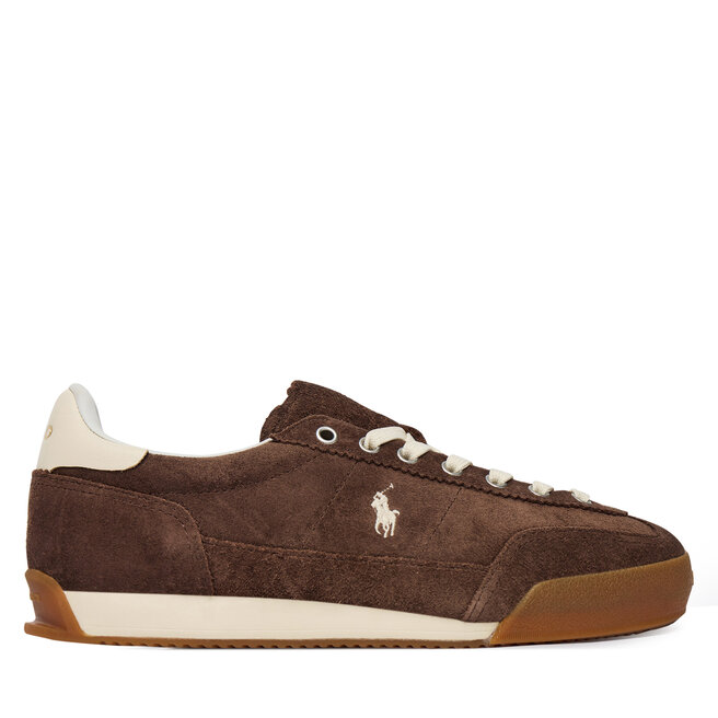 Sneakersy Polo Ralph Lauren 804P08219002 Brązowy - kobiece