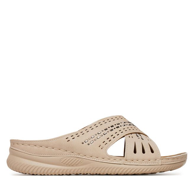 Klapki Clara Barson WYL05010-08 Beżowy -