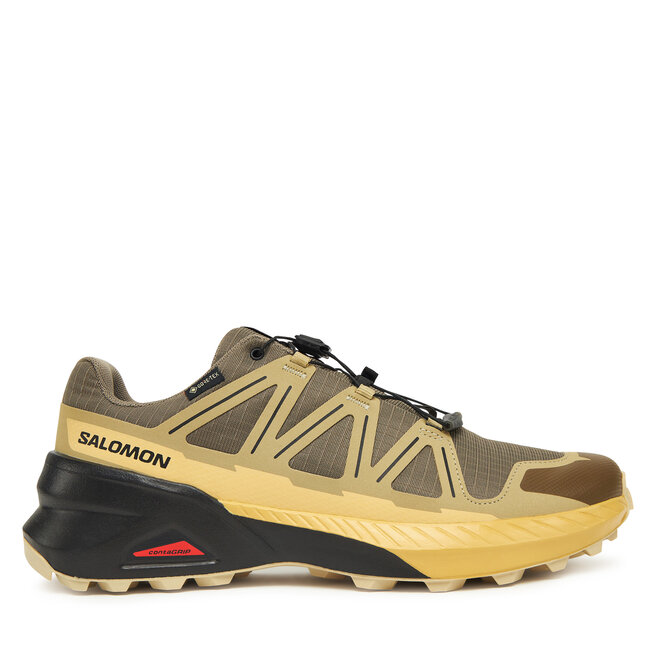 Buty do biegania Salomon Speedcross Peak Gore-Tex L47853100 Brązowy - męskie