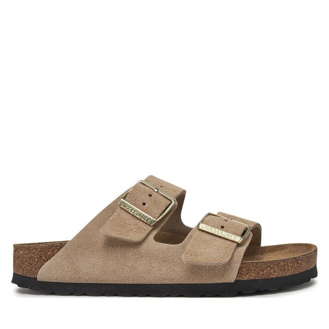Klapki Birkenstock Arizona zamsz 1029260 Beżowy -
