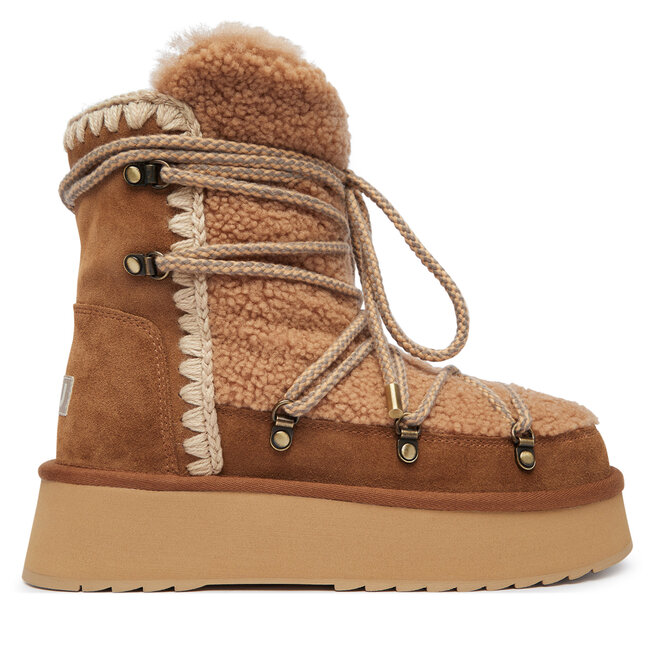 Śniegowce Mou Mini Eskimo FW681014M Brązowy ciemny - kobiece