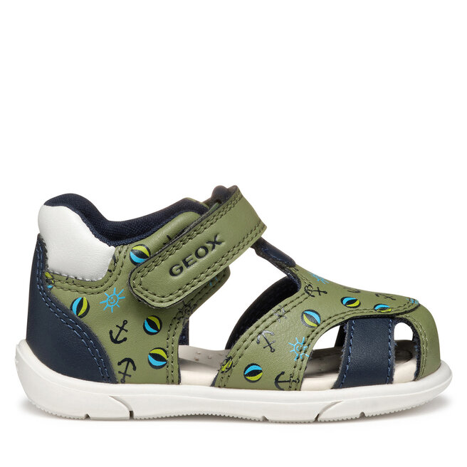 Sandały Geox B Sandal Zapito B556EC 05404 CE3F4 Zielony - chłopięce