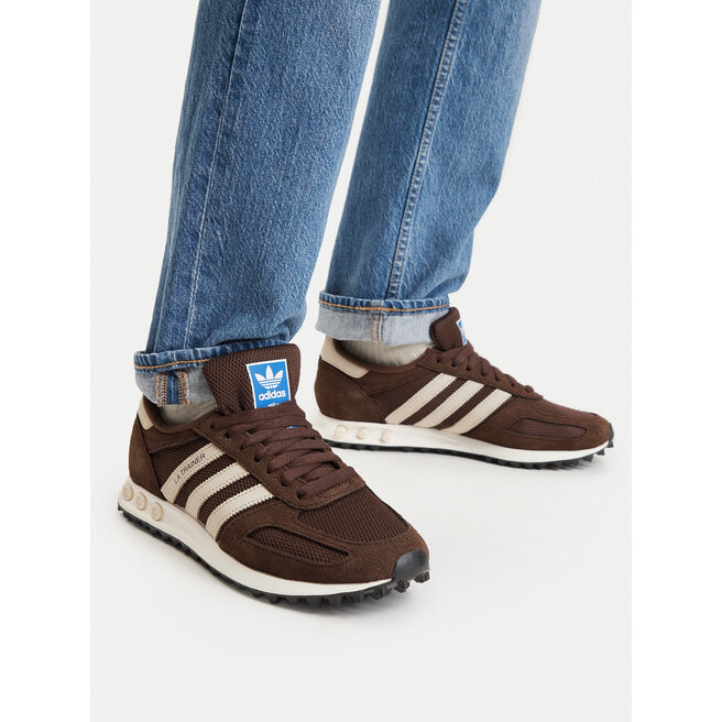 Sneakersy adidas La Trainer Og KH9679 Brązowy - męskie