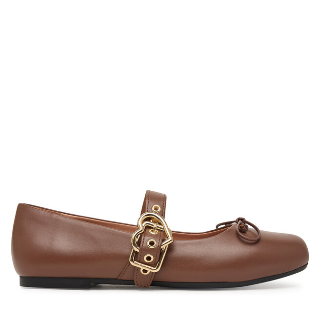 Baleriny LOVE MOSCHINO JA11091G1PIE0302 Brązowy -