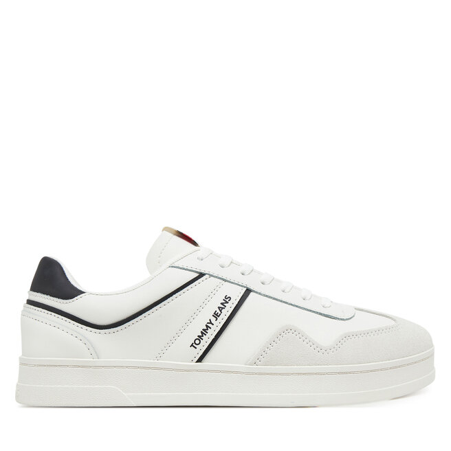 Sneakersy Tommy Jeans The Greenwich Leather EM0EM01571 Biały - męskie
