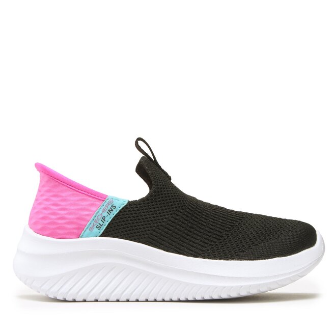 Sneakersy Skechers Fresh Time 303800L/BKPK Czarny - dziewczęce