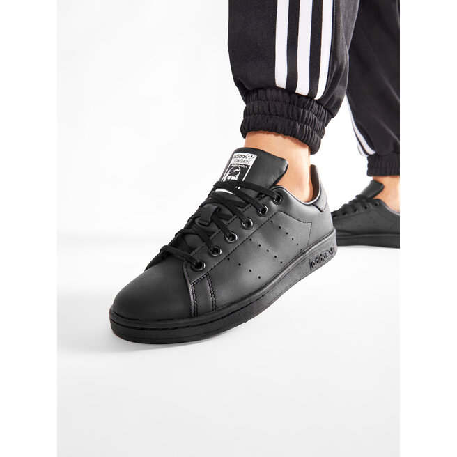 Sneakersy adidas Stan Smith J FX7523 Czarny - kobiece