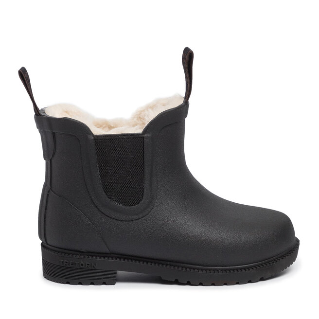 Kalosze Tretorn Chelsea Winter 47263310 Czarny - dziewczęce