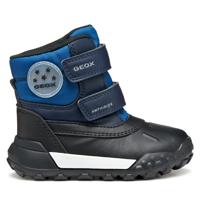 Śniegowce Geox B Trekkyup B Abx B566LC 054FU C4585 M Granatowy - chłopięce